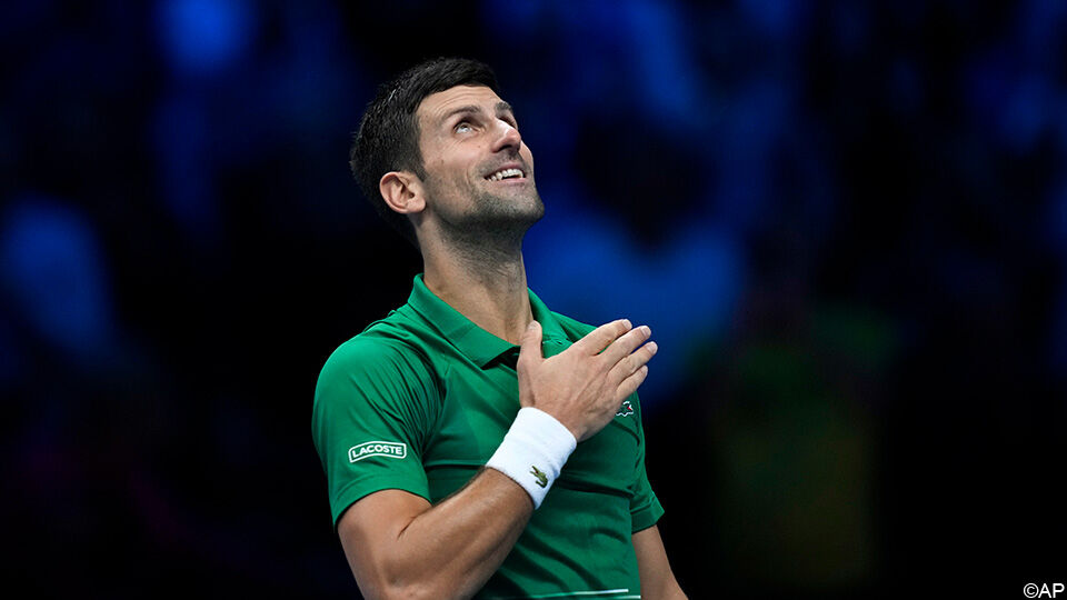 Novak Djokovic verloor deze week nog geen enkele match op de ATP Finals.