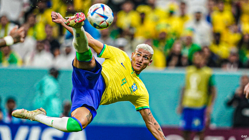 Braziliaan Richarlison maakte op WK voetbal in Qatar Goal van het Toernooi.