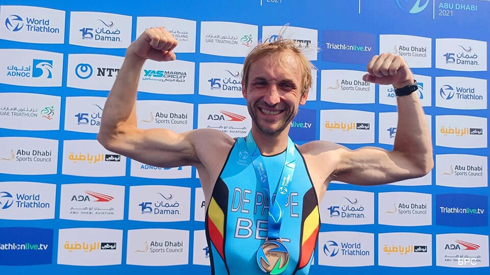 Wim De Paepe wint brons op WK para-triatlon: "Doelstelling is bereikt".