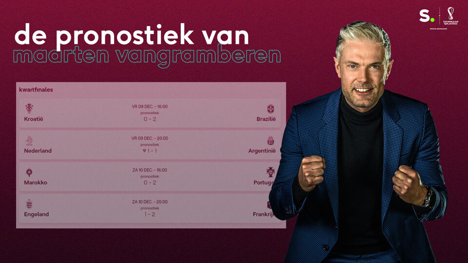 De voorspellingen van Maarten Vangramberen voor de kwartfinales.