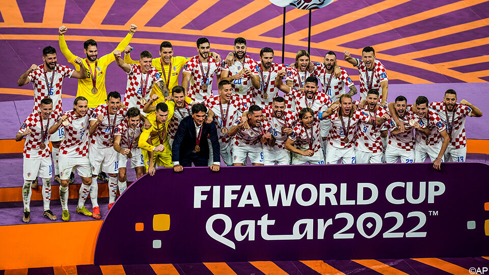 Modric en co veroveren, na zilver in 2018, brons in 2022.