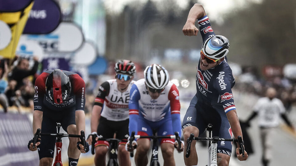 Mathieu van der Poel won vorig jaar zijn 2e Ronde van Vlaanderen.