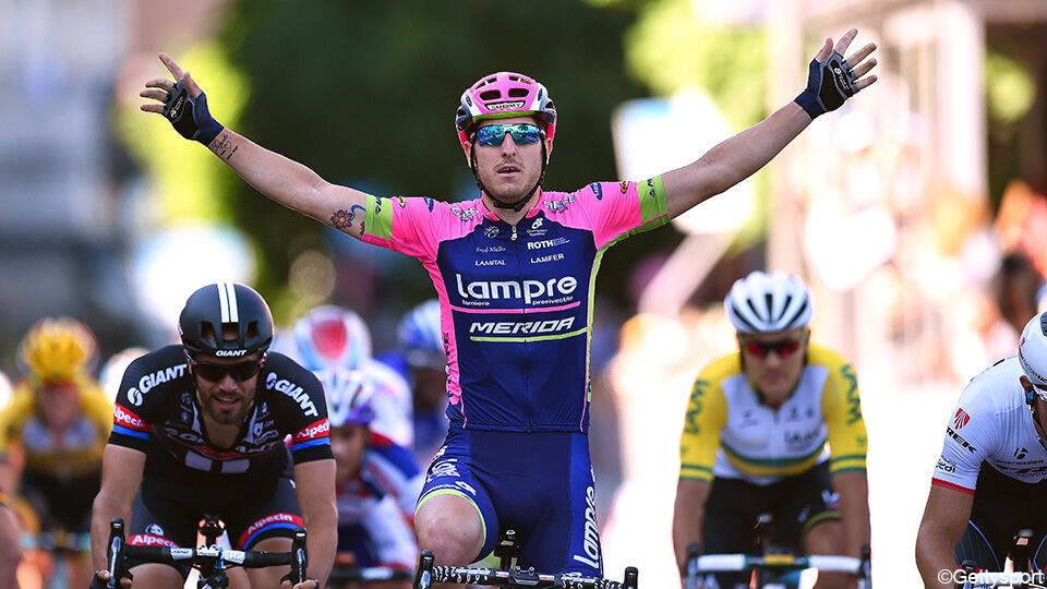 Sacha Modolo was op zijn best in de Giro van 2015.