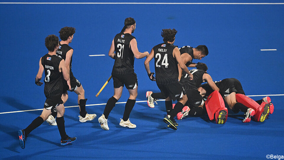 Nieuw-Zeeland was de derde van Groep C, India de tweede van Groep D.