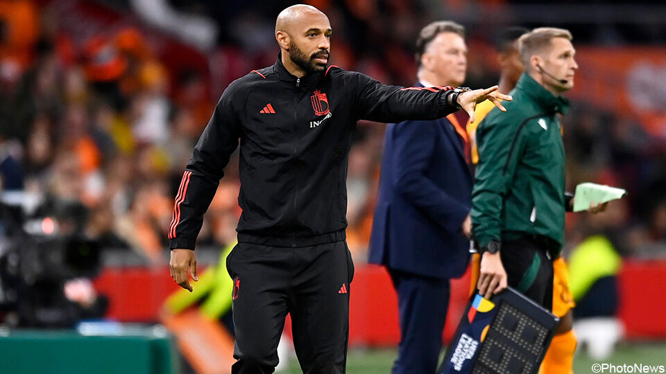 Henry mocht tijdens de Nations League-wedstrijd tegen Nederland al eens proeven van de job als bondscoach