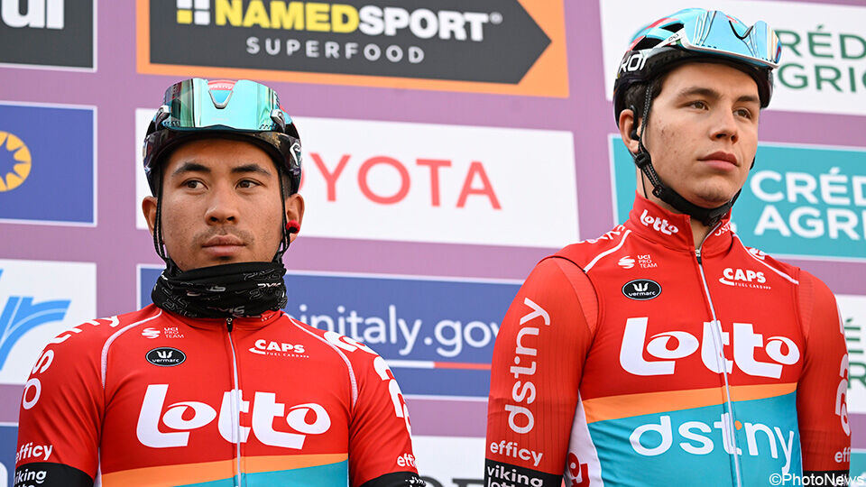 Caleb Ewan debuteert in de Ronde, Arnaud De Lie moet nog wachten op zijn debuut.