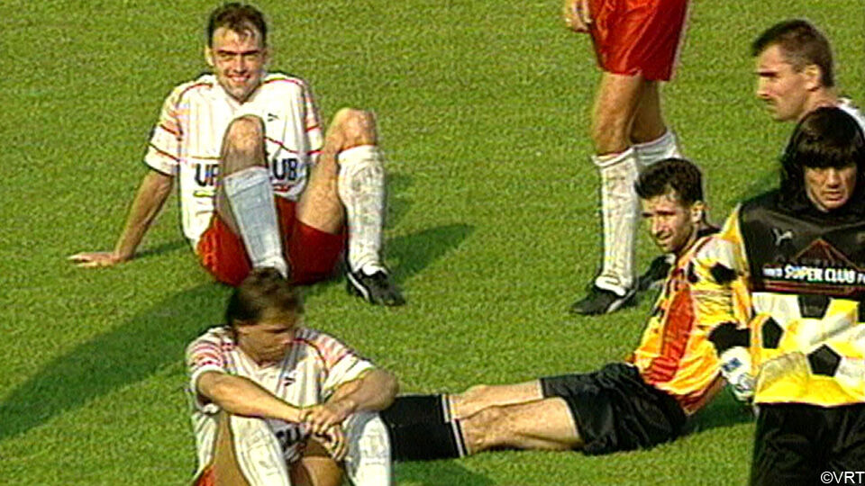 Antwerp won de bekerfinale van 1992 na verlengingen (2-2) en strafschoppen (9-8).