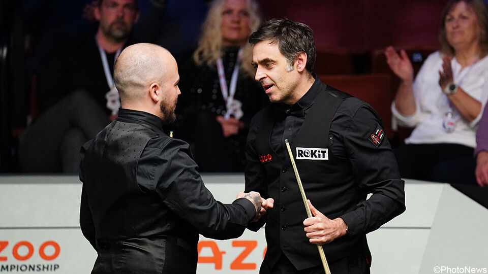 Luca Brecel was op dit WK de beul van Ronnie O'Sullivan.