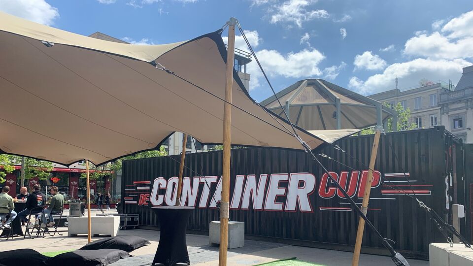 Container Cup op Antwerpse Groenplaats blijkt rekruteringsstunt van