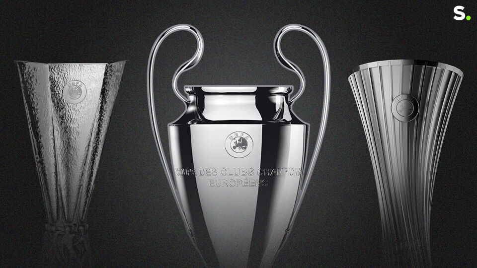Europa League, Champions League en Conference League