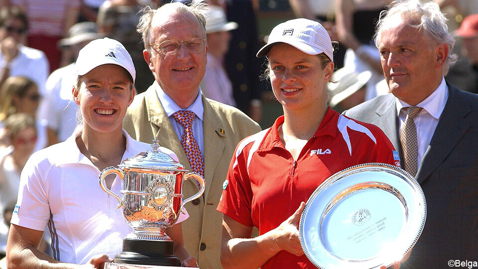 Justine Henin, Kim Clijsters en koning Albert