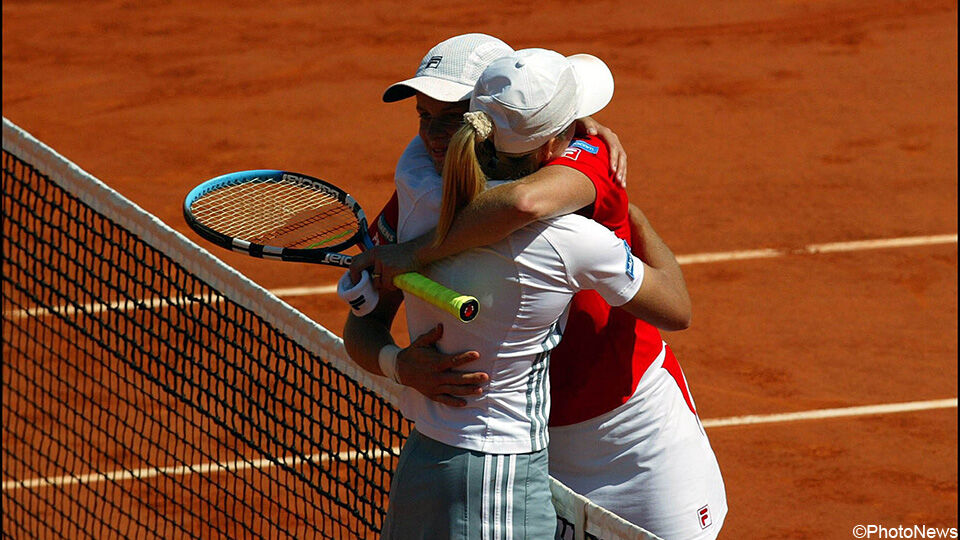Justine Henin en Kim Clijsters