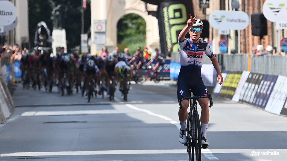 Gil Gelders wint voor het 2e jaar op een rij een etappe in de Giro Next Gen.