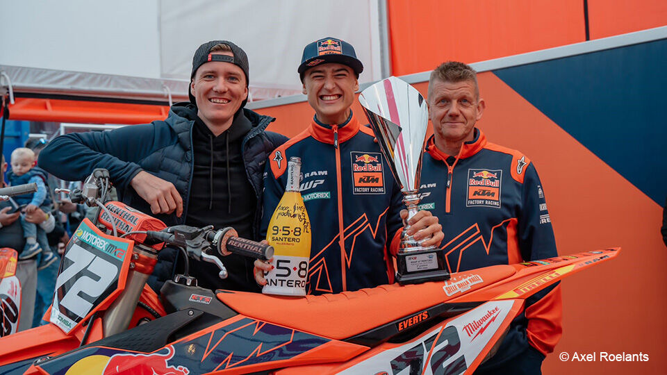 Axel Roelants, Liam Everts en Marc Pluymers