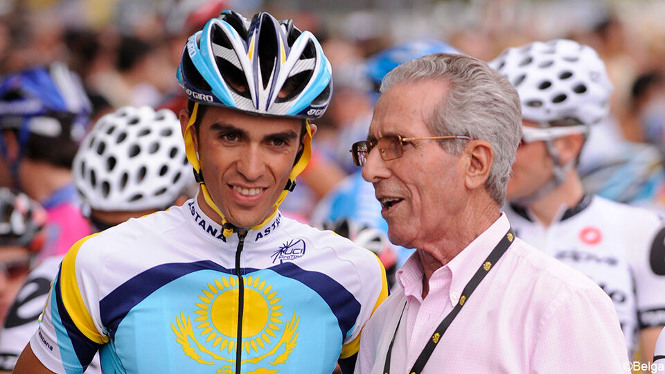 Alberto Contador en Federico Bahamontes