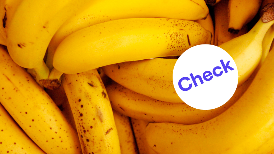 CHECK - Neen, rijpe bananen zijn geen wondermiddel om je tegen kanker ...