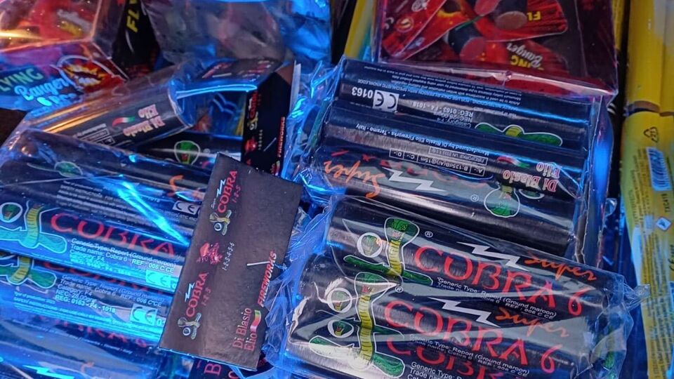 Archieffoto: de tiener gebruikte Cobra-vuurwerk, populair illegaal vuurwerk