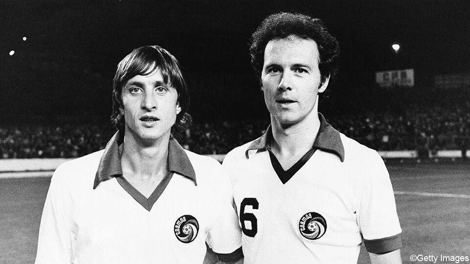 Johan Cruijff en Franz Beckenbauer