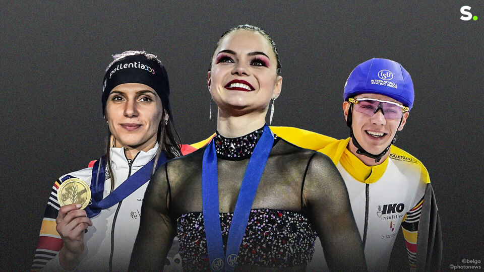 Hanne Desmet, Loena Hendrickx en Bart Swings: drie Europese schaatskampioenen op een rij.