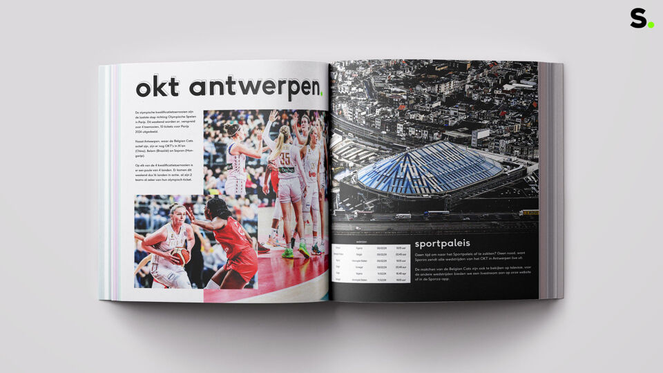 Het Antwerpse Sportpaleis is het toneel voor het olympisch kwalificatietoernooi.