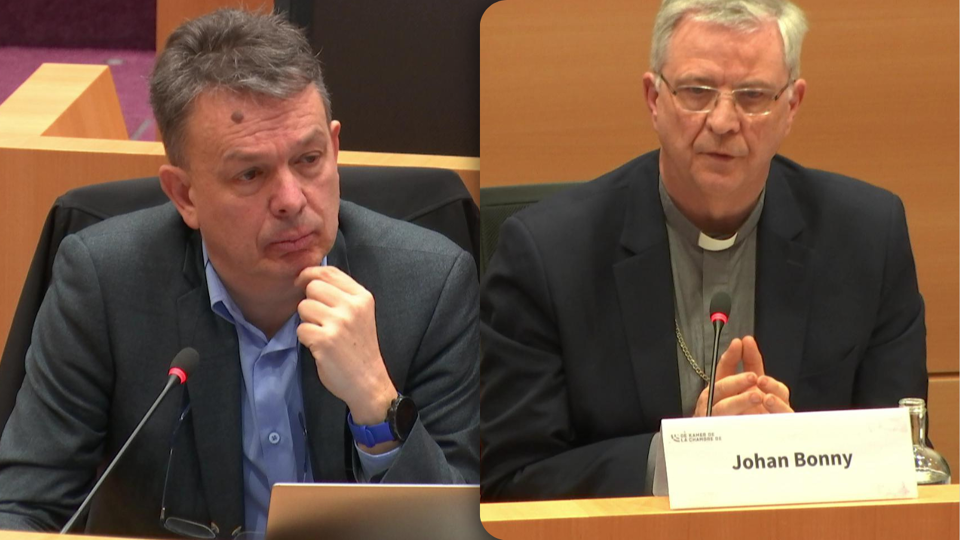 Onder meer Stefaan Van Hecke (Groen) kon zich niet vinden in de uitleg van bisschop Johan Bonny