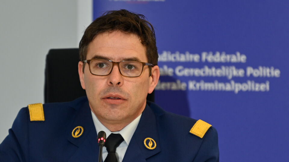 Eric Snoeck legt eed af als commissarisgeneraal federale politie VRT