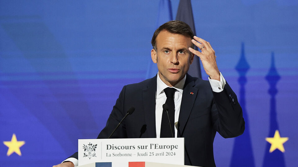 "Europa kan sterven": president Emmanuel Macron van Frankrijk licht