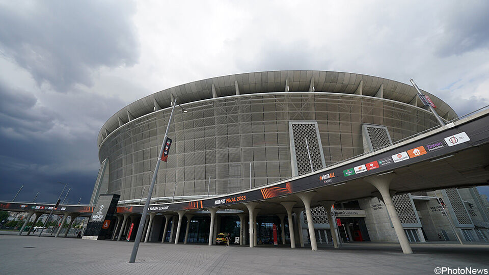 De Puskas Arena was in 2023 al het decor van de Europa League-finale. 