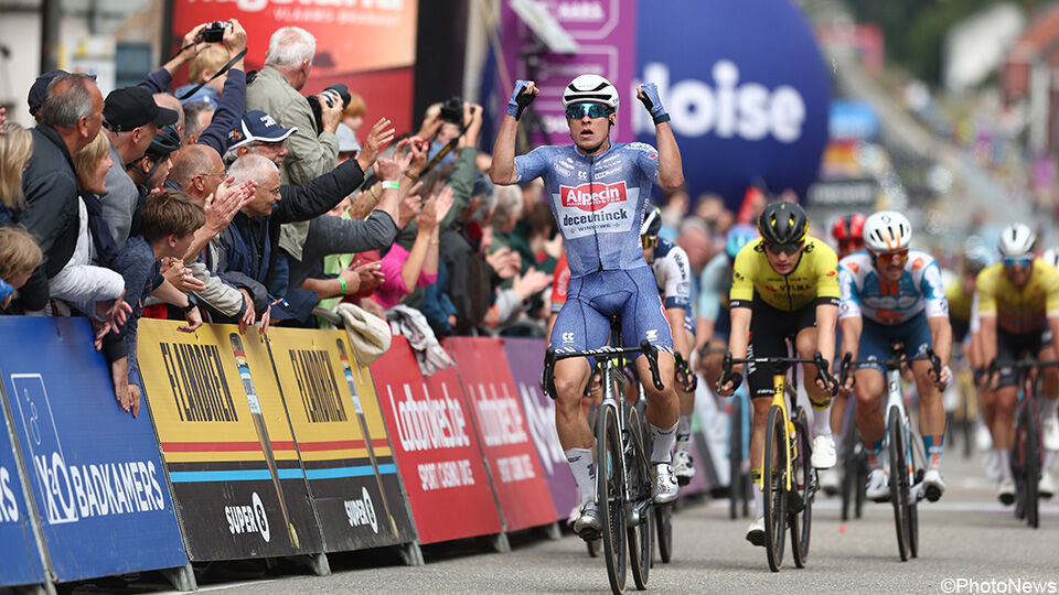 Jasper Philipsen won de voorbije week één rit in de Ronde van België.