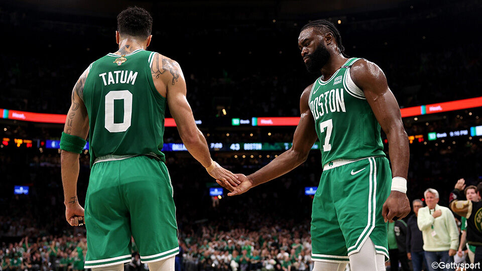 Jayson Tatum en Jaylen Brown