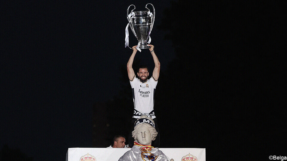 Nacho won de Champions League 6 keer met Real Madrid.