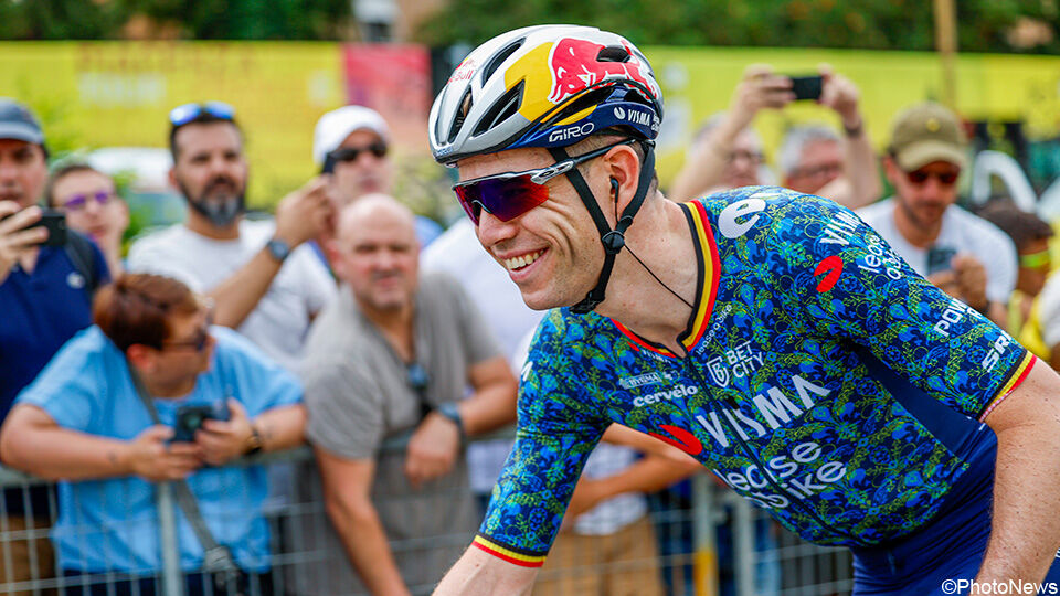 Wout van Aert zit goed in zijn vel bij Visma-Lease a Bike.