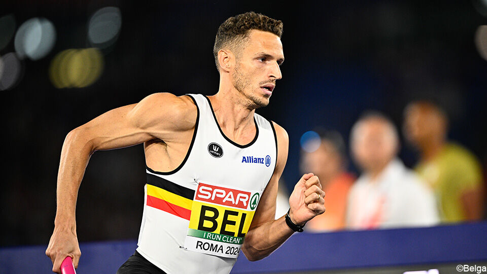 Dylan Borlée zal niet in actie komen op de mixed relay 4x400 meter.