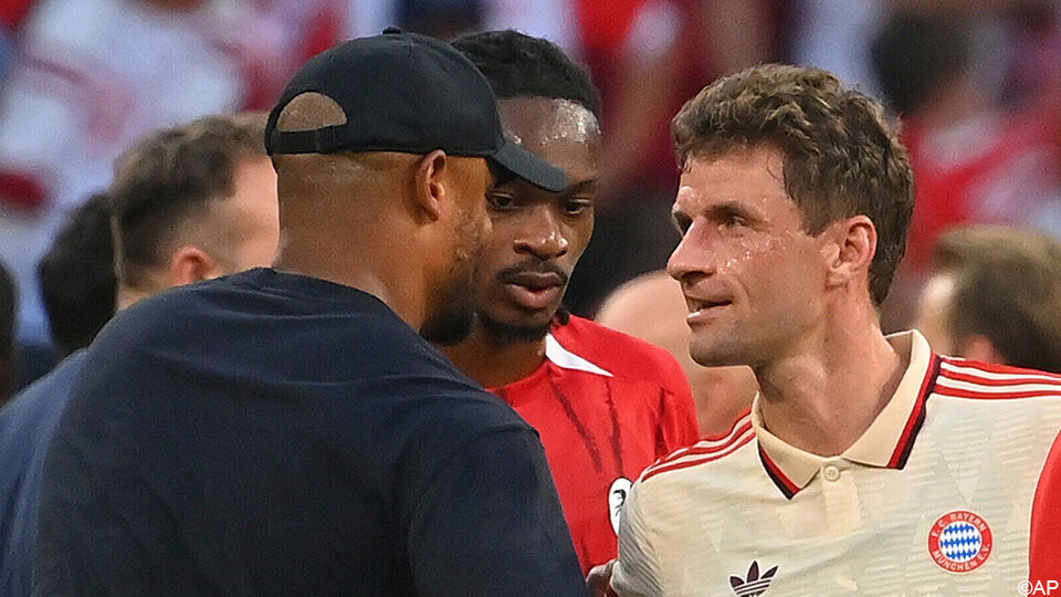 Vincent Kompany en Thomas Müller