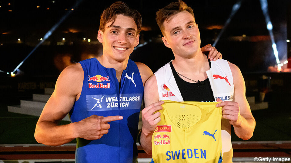 Mondo Duplantis en Karsten Warholm