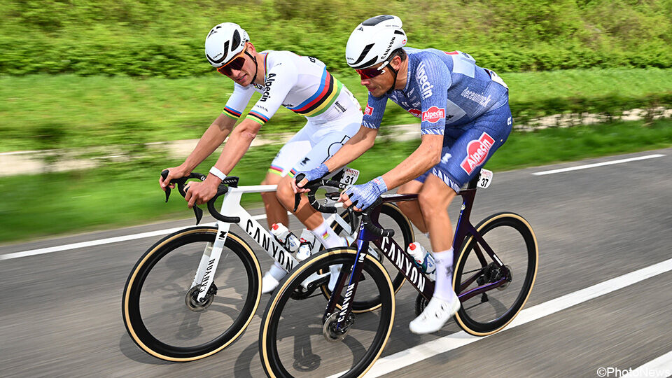 Mathieu van der Poel en Oscar Riesebeek