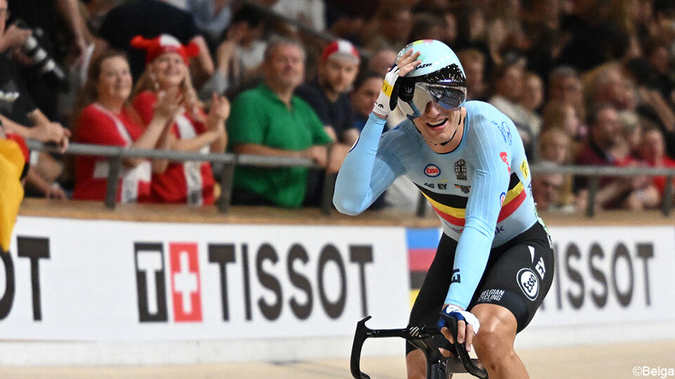 Eerste goud voor België op het WK baanwielrennen dankzij fenomenale Lindsay De Vylder in het omnium | sporza