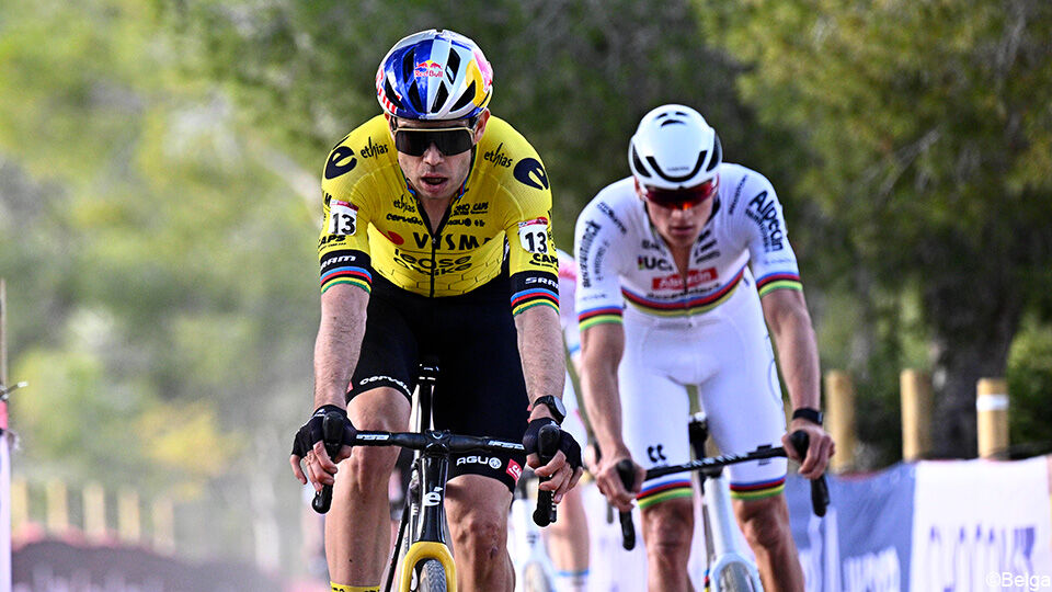 Wout van Aert en Mathieu van der Poel.