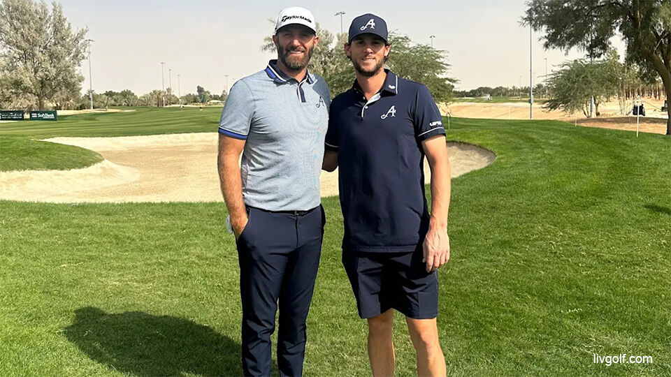 Dustin Johnson en Thomas Pieters