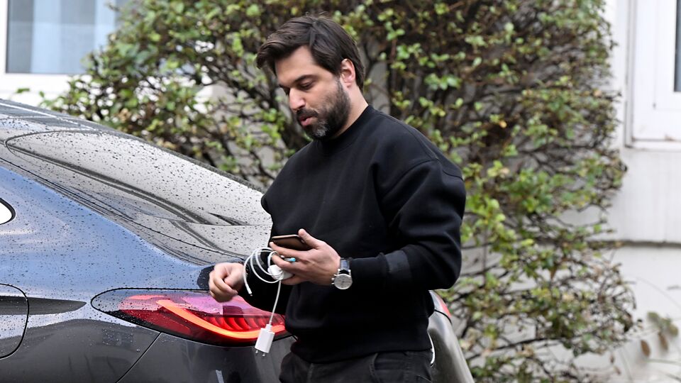 Georges-Louis Bouchez (MR) bij aanvang van de vergadering afgelopen maandag, de laatste voor de pauze.