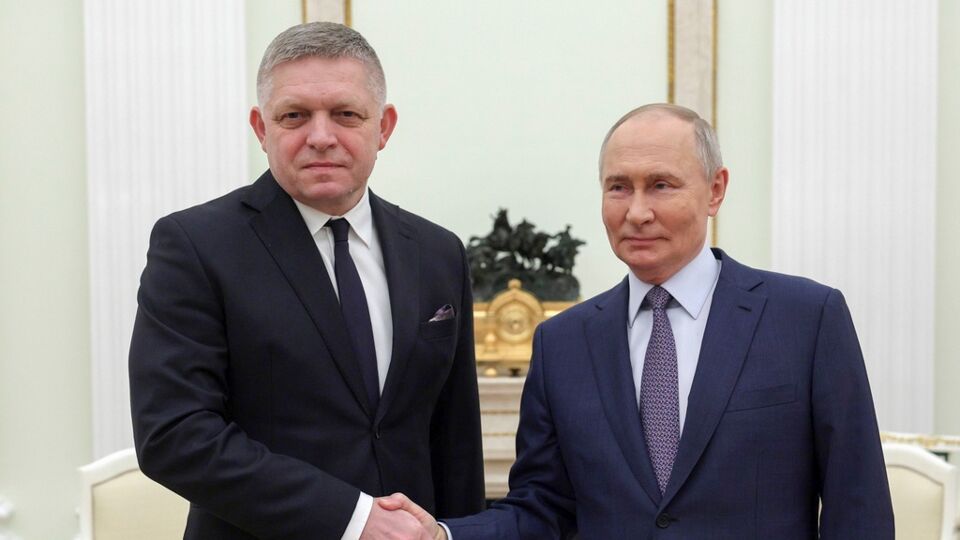 De Slovaakse premier Robert Fico bracht op 22 december een bezoek aan de Russische president Poetin.