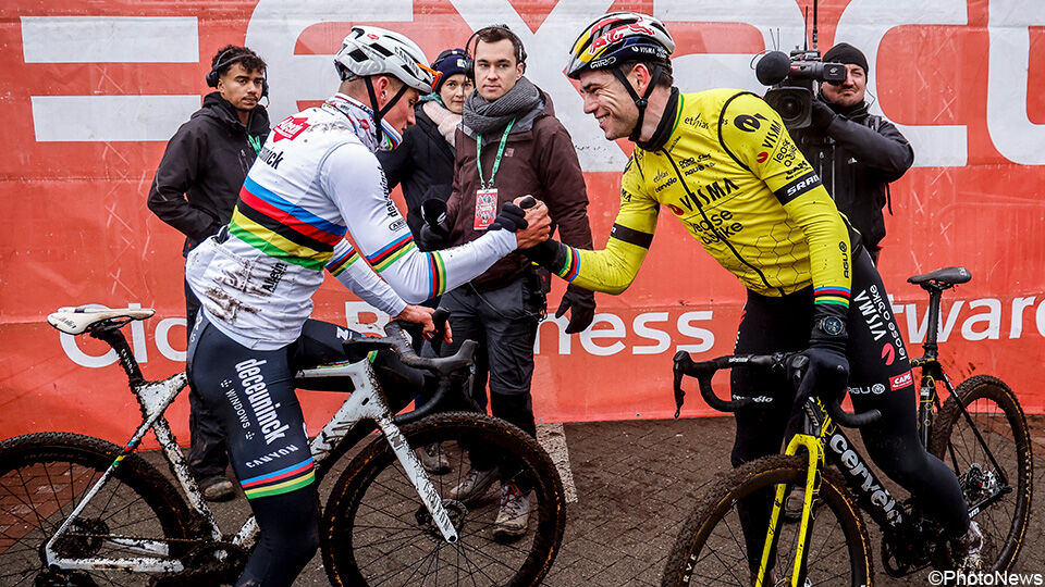 Mathieu van der Poel en Wout van Aert