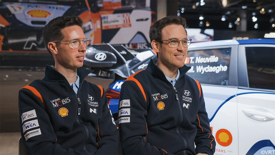 Martijn Wydaeghe en Thierry Neuville