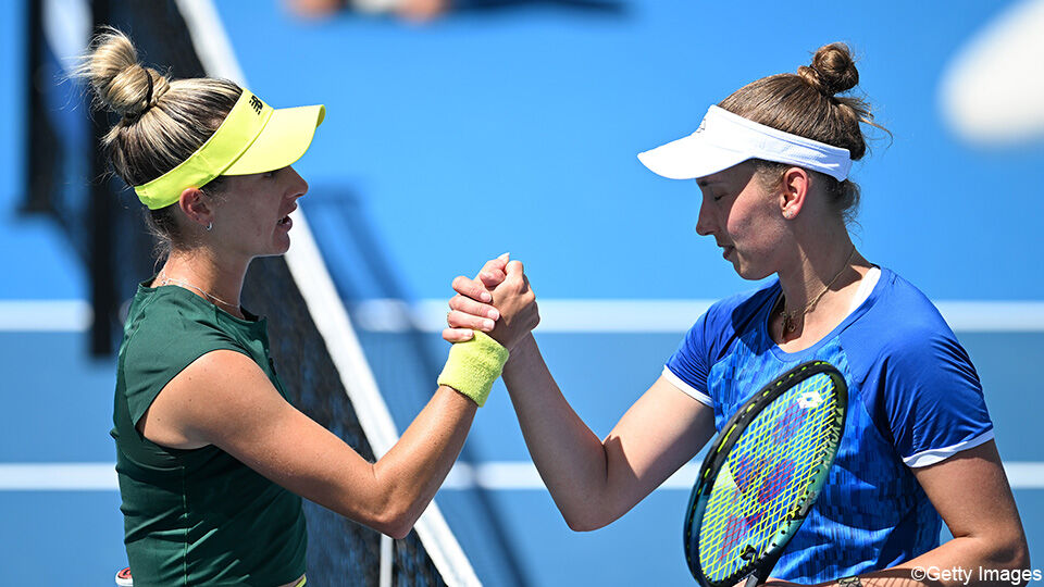 McCartney Kessler en Elise Mertens