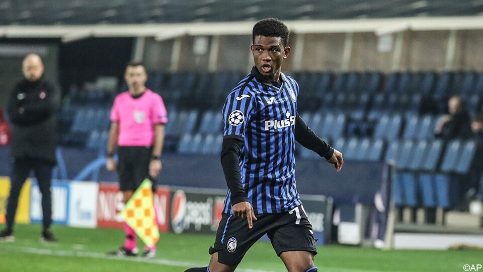 De piepjonge Amad Diallo in het shirt van Atalanta.