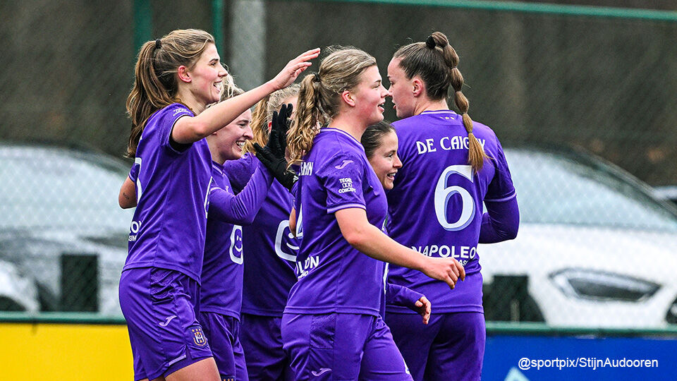 De vrouwen van Anderlecht trokken aan het langste eind.