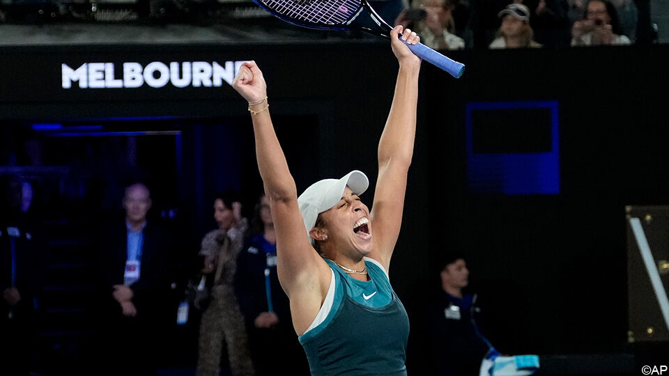 Ze klopte nummer 1 van de wereld Sabalenka, die in Melbourne de beste was in 2023 en 2024.