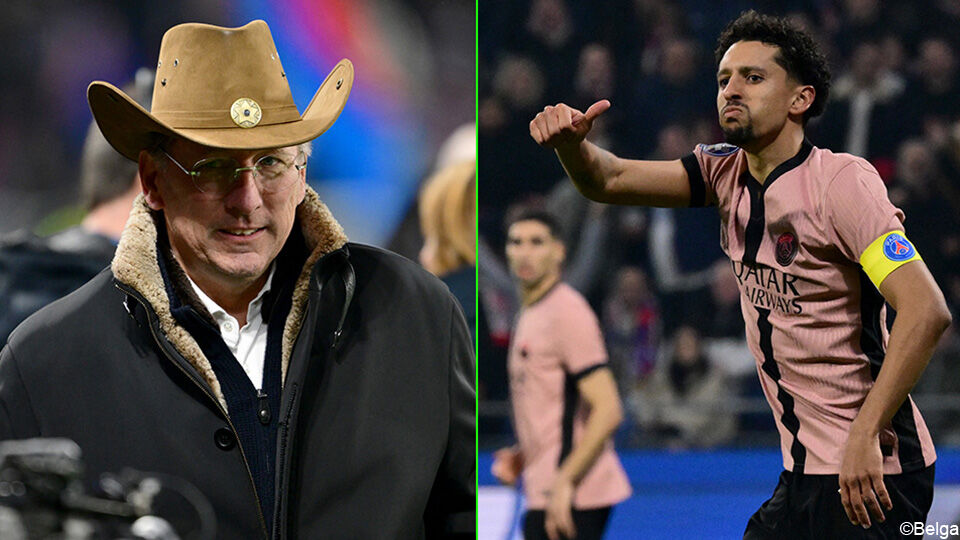 Cowboy John Textor mocht lachen voor de match, PSG erna.