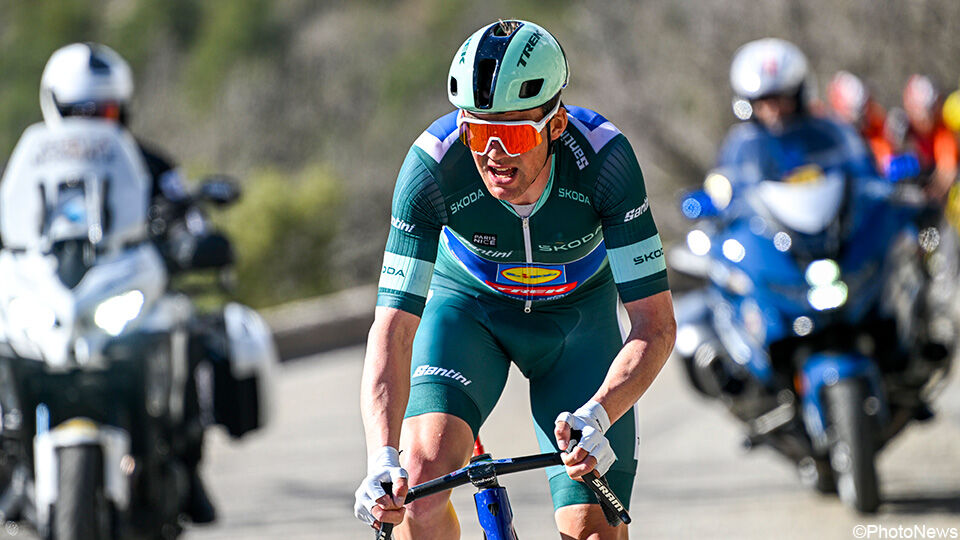 Mads Pedersen won de groene trui in Parijs-Nice, iets wat hij in de Tour niet zal kunnen doen.