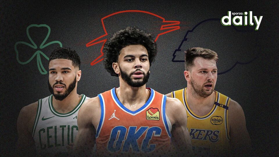De play-offs in de NBA staan voor de deur, met bij topfavoriet OKC ook één Belg: Ajay Mitchell (foto midden).